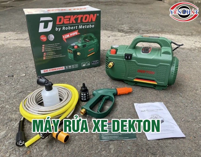 Máy rửa xe Dekton: Công suất lớn, Rửa sạch nhanh