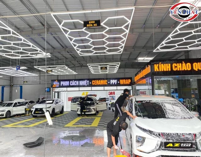 Tiệm rửa xe tại Quảng Ngãi