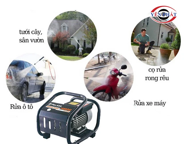 ứng dụng của máy rửa xe Palada LT-390B 1.8KW