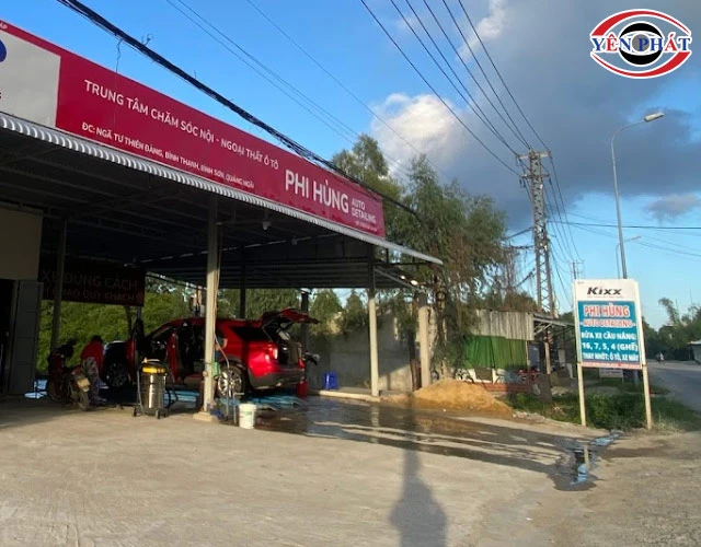Quán rửa xe tại Quảng Ngãi