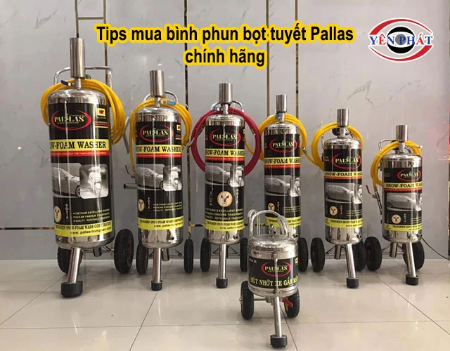 Tips mua bình phun bọt tuyết Pallas 20l chính hãng