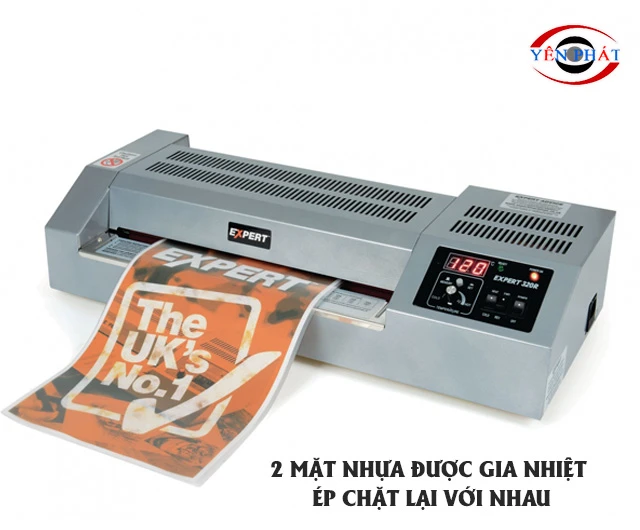 2 mặt nhựa được gia nhiệt ép chặt lại với nhau