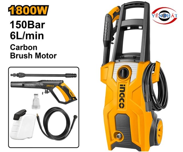 Máy rửa xe giá rẻ Ingco 1800W HPWR18008