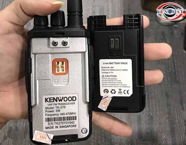 Pin bộ đàm Kenwood