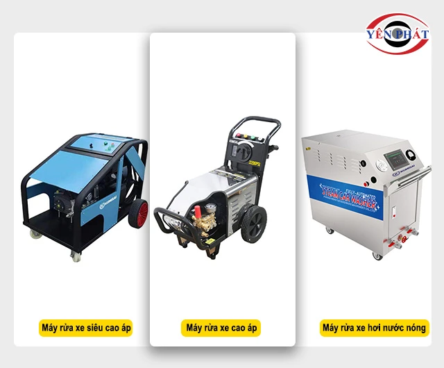 các dòng máy rửa xe