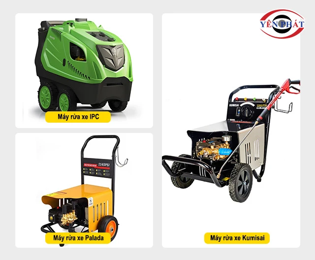 các thương hiệu máy rửa xe lớn