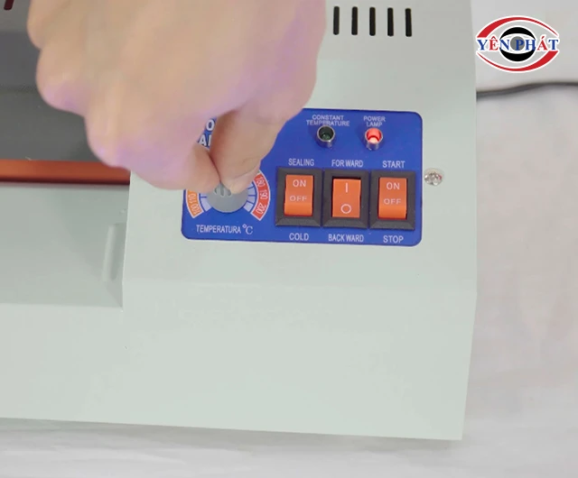 Điều chỉnh mức nhiệt phù hợp màng ép