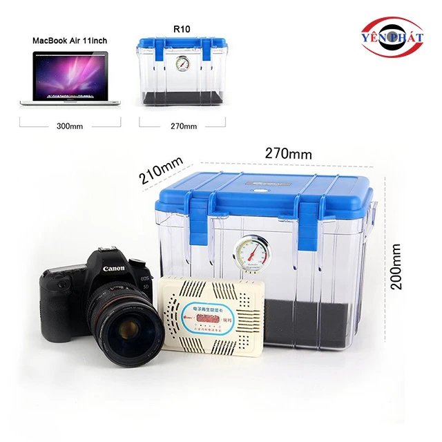 kích thước của hộp chống ẩm máy ảnh Eirmai R10