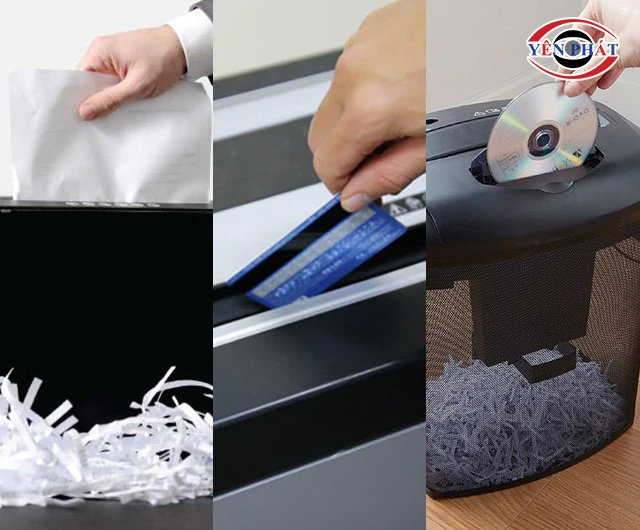 chế độ hủy của máy huỷ tài liệu