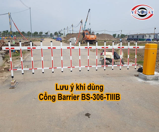 lưu ý khi dùng Cổng Barrier BS-306-TIIIB