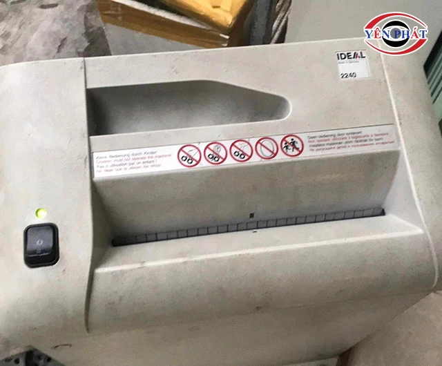 công nghệ của máy hủy tài liệu cũ lạc hậu