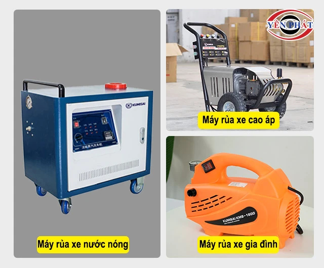 các dòng máy rửa xe