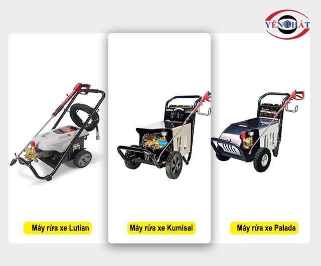 các thương hiệu máy rửa xe lớn