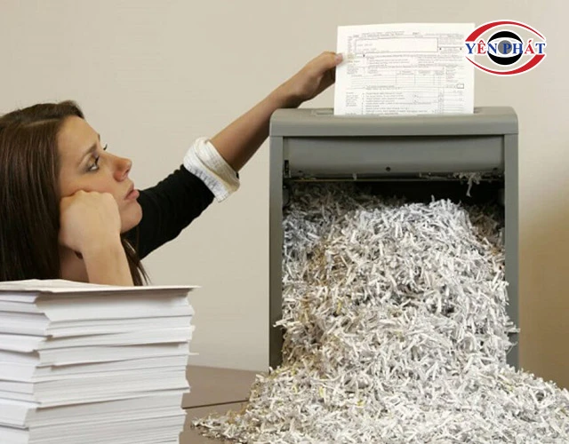 Thùng chứa máy quá đầy