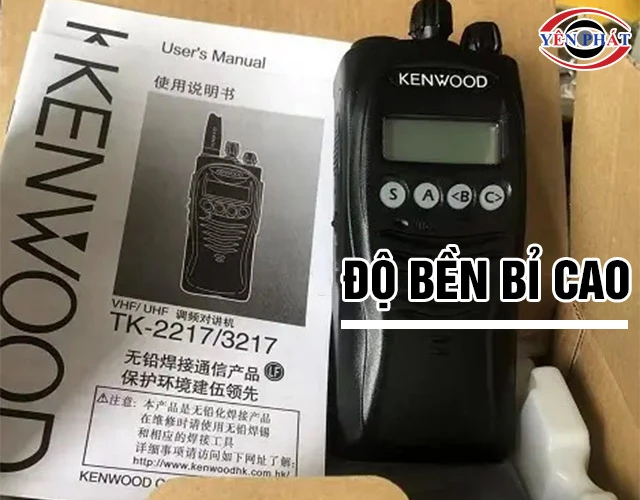Bộ đàm Kenwood TK 3217 bền bỉ
