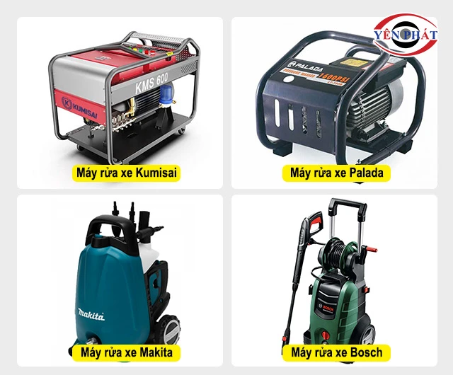 các thương hiệu máy rửa xe nổi tiếng