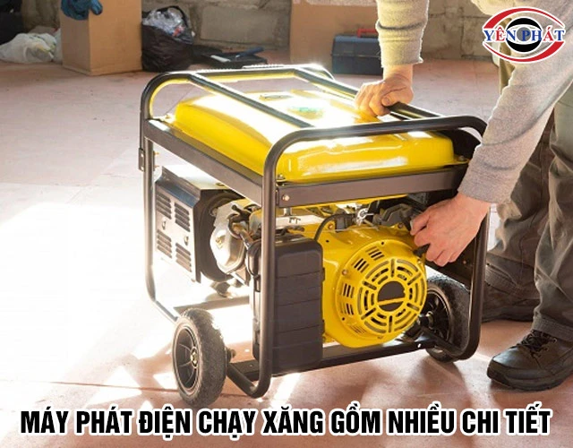 Cấu tạo máy phát điện chạy xăng