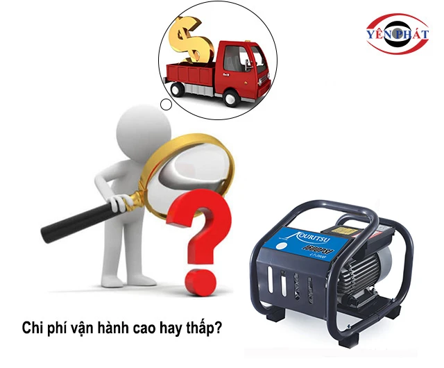 chi phí vận hành Kouritsu LT390B cao không?