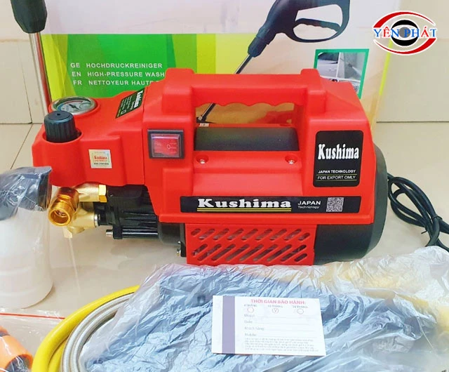 Máy rửa xe Kushima: Giá tốt, Xịt khoẻ, Tiết kiệm nước