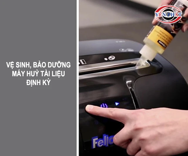 Vệ sinh, bảo dưỡng máy định kỳ