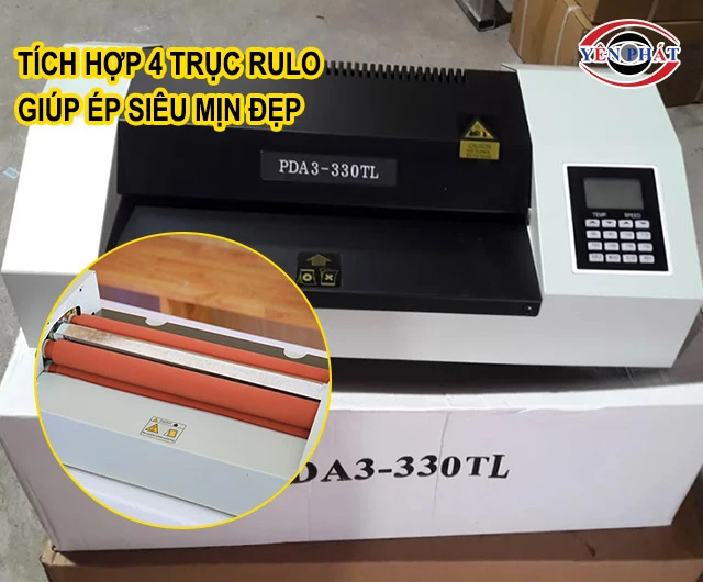4 trục rulo của máy ép plastic PDA3-330TL