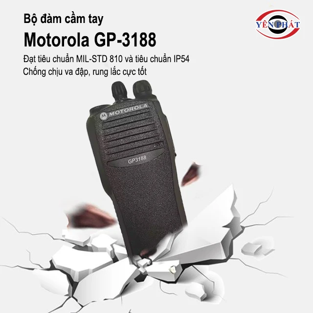 máy bộ đàm Motorola GP-3188 siêu bền bỉ