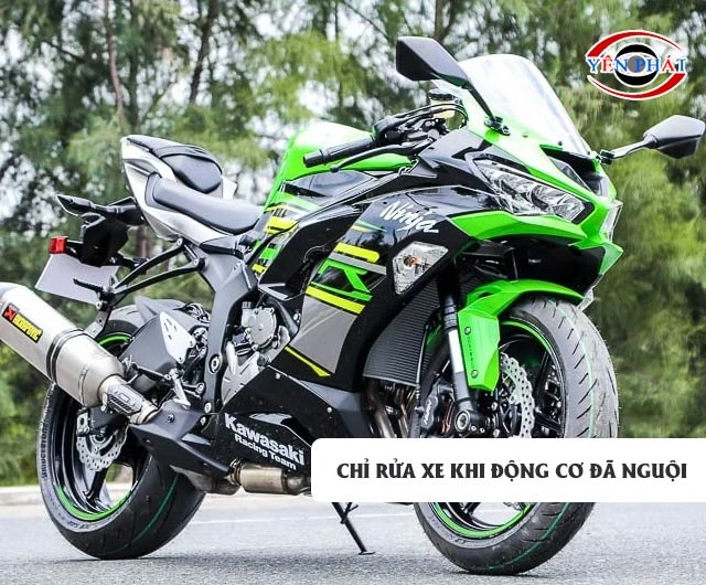 Chỉ rửa khi xe nguội
