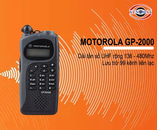 dung lượng kênh của Bộ đàm Motorola GP-2000