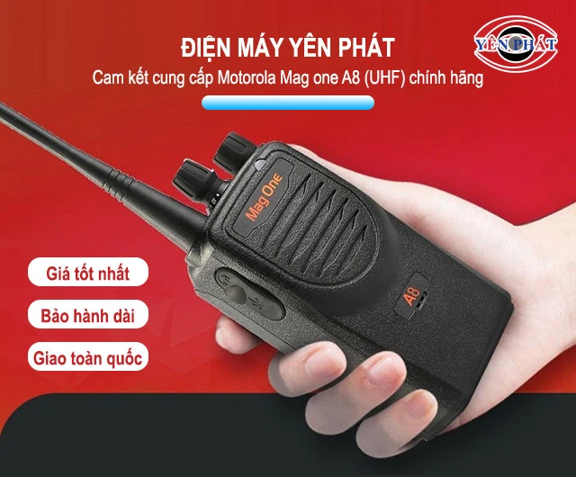 yên phát cung cấp Motorola Mag one A8 (UHF) giá rẻ