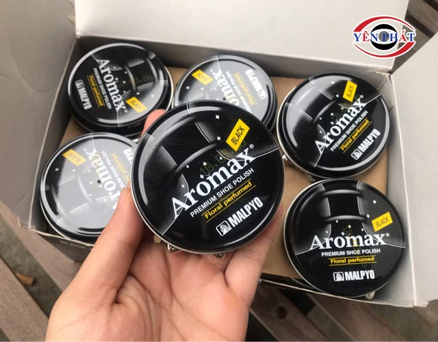 thiêt kế của xi sáp đánh giày Aromax