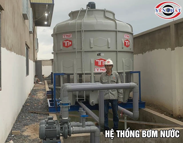 Thông số tháp giải nhiệt hệ thống bơm