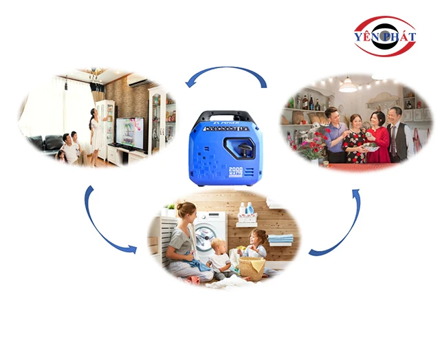 ứng dụng của máy phát điện trong cuộc sống