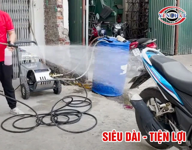 Dây rửa bố thép máy rửa xe model: LT-20M tiện lợi