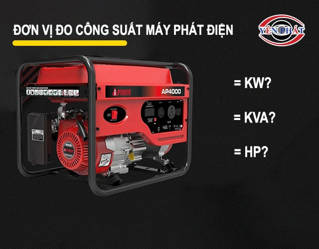 đơn vị đo công suất máy phát điện