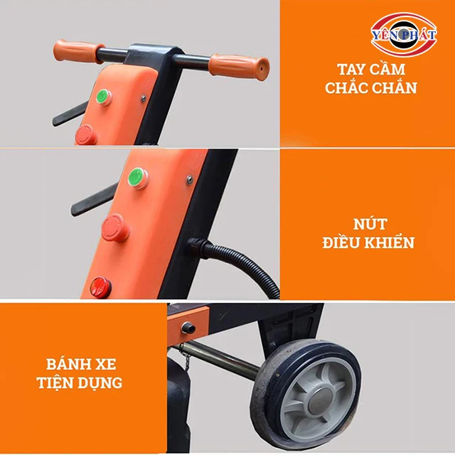 Máy mài sàn bê tông K-6 A8 dễ di chuyển