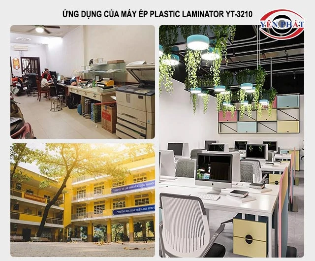 ứng dụng của Máy ép plastic Laminator YT-3210