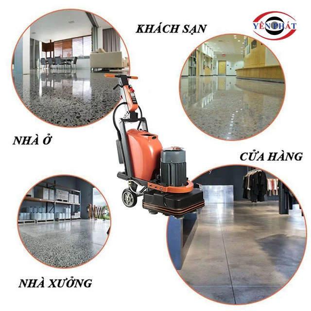 ứng dụng của Máy mài sàn bê tông K12 A5