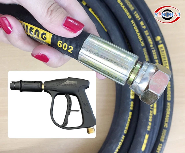 Cách dùng dây rửa bố thép máy rửa xe model: LT-15M