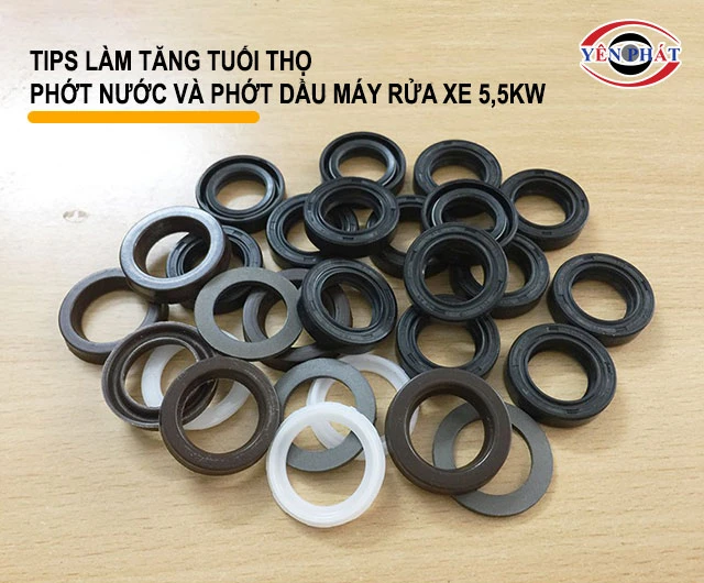 tips sử dụng hiệu quả phớt nước, dầu máy rửa xe 5,5kW 