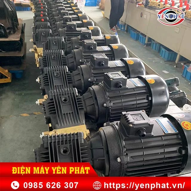 yên phát cung cấp Motor cho máy rửa xe 11kW chính hãng