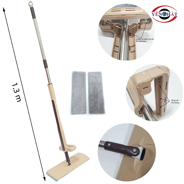 Cấu tạo của cây lau nhà chữ nhật