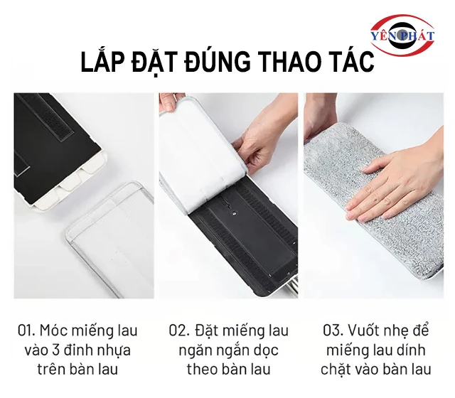 Lắp đặt đúng thao tác