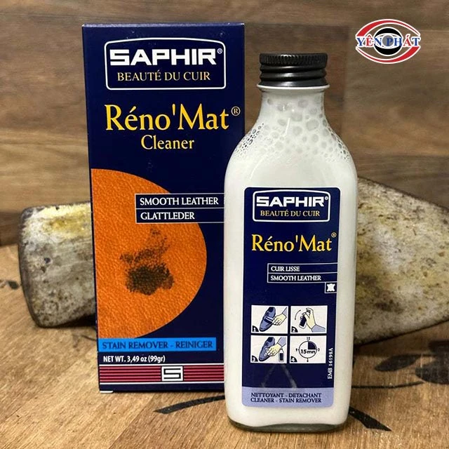 Dùng dung dịch làm sạch Renomat Saphir