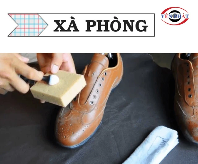 Dùng xà phòng để tẩy xi 