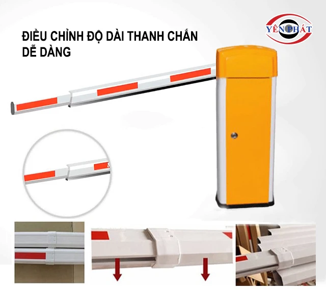 điều chỉnh độ dài thanh chắn dễ dàng
