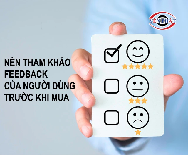 nên tham khảo feedback của người dùng