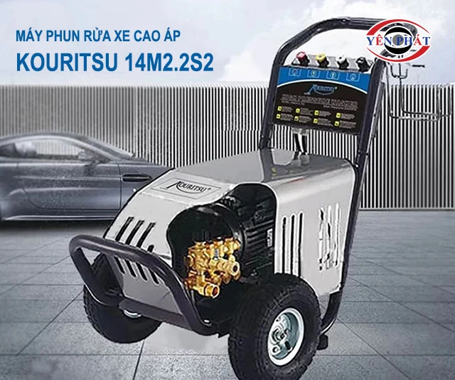 Máy rửa xe cao áp Kouritsu 14M2.2S2