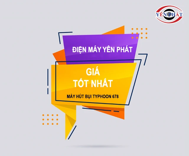 giá bán của Máy hút bụi công nghiệp Typhoon 678