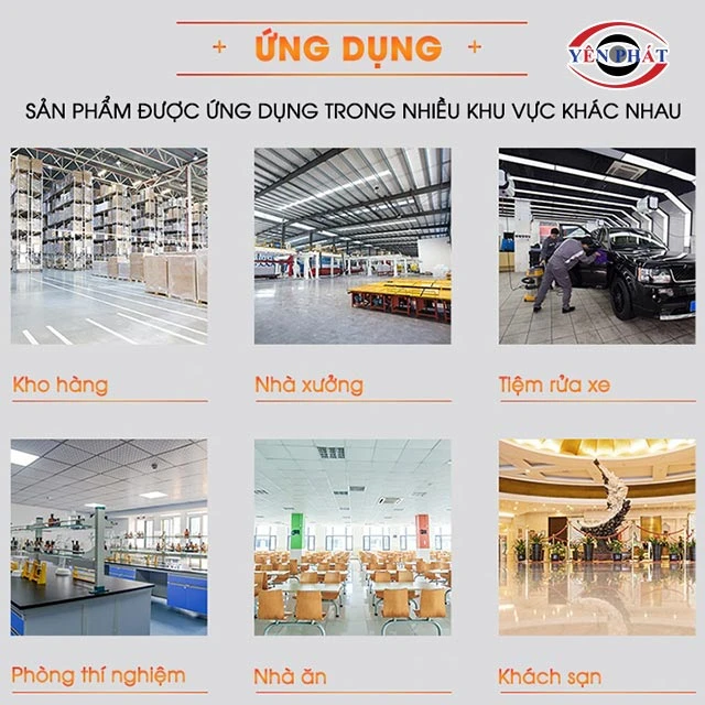 ứng dụng của Máy hút bụi Typhoon 590
