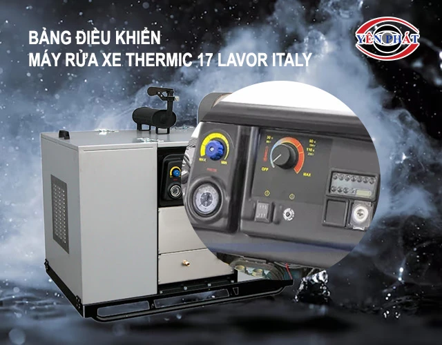 bảng điều khiển của Thermic 17 Lavor Italy
